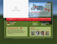 Tablet Screenshot of biggis-tierpension.de
